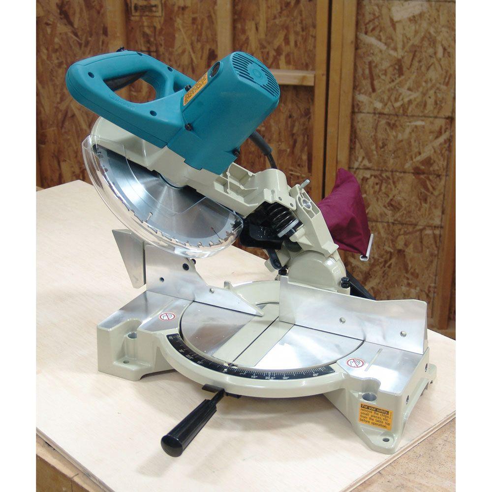 Makita 15 Amp 10 in. Corded Compact Single Bevel Compound Miter Saw with 40T Carbide Blade and Dust Bag