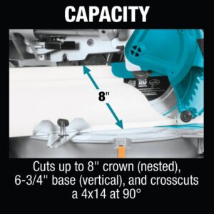 Makita 15 Amp 12 in. Dual-Bevel Sliding Compound Miter Saw with Laser with Bonus Pneumatic 2 in. 18-Gauge Brad Nailer