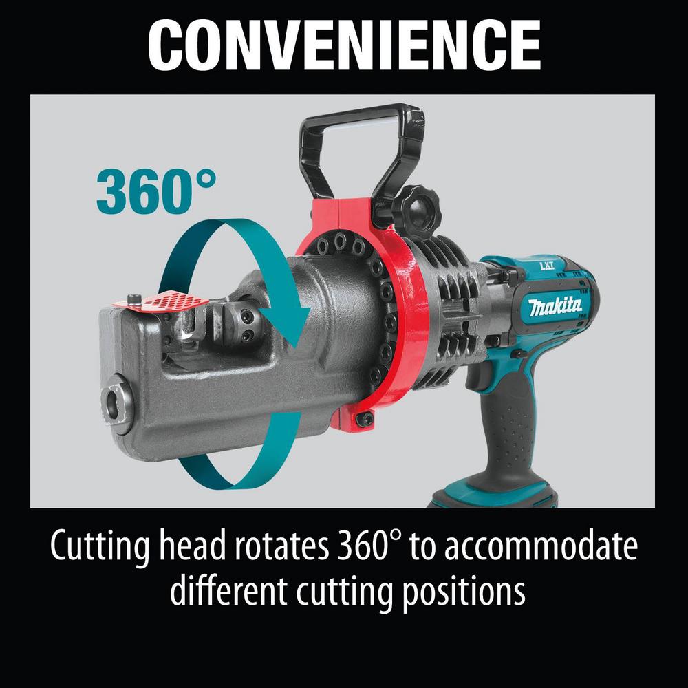 Makita 18-Volt 5.0Ah LXT Lithium-Ion Cordless Rebar Cutter Kit