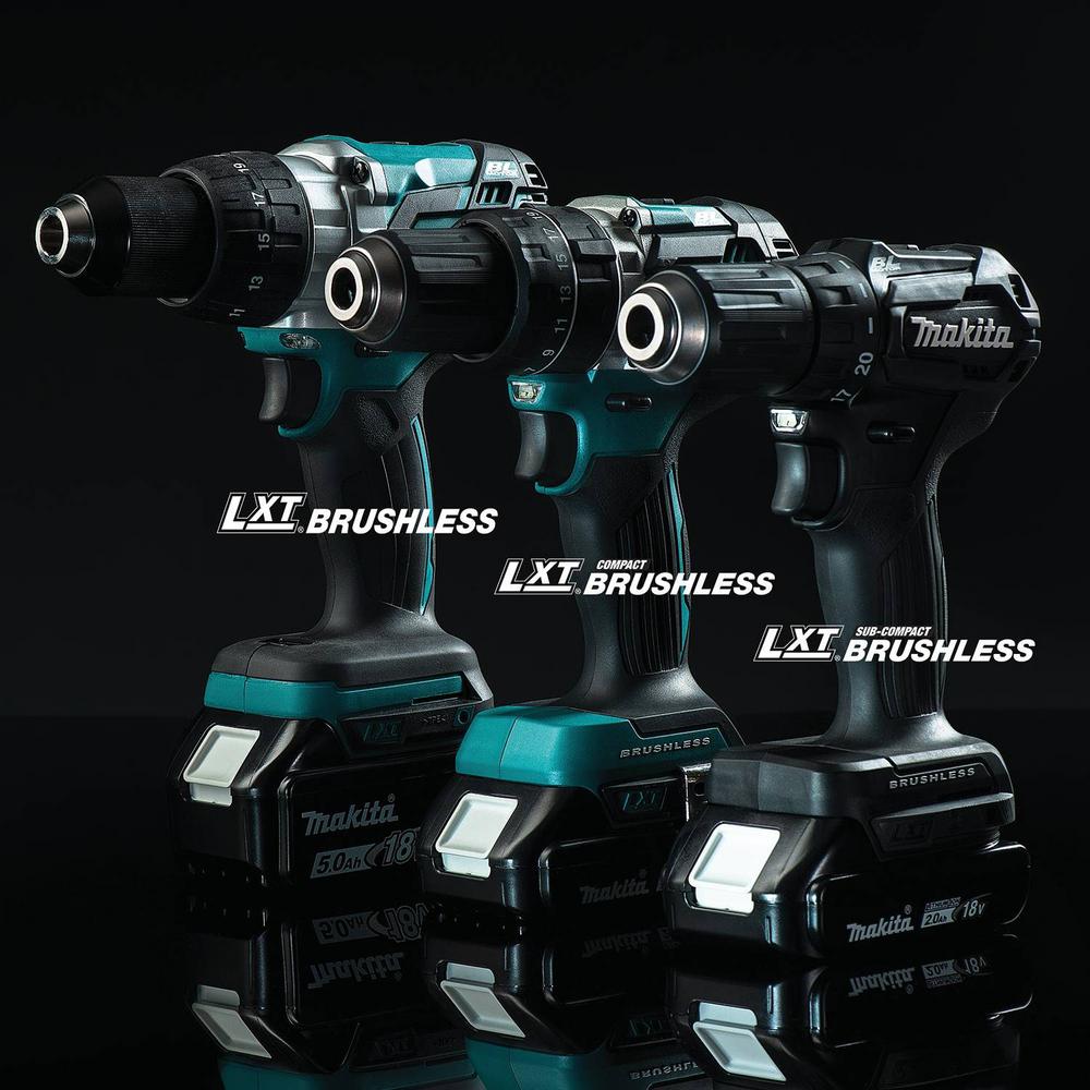 Makita 18-Volt 2.0 Ah LXT Lithium-Ion Sub-Compact Brushless Cordless 1/2 in. Driver Drill Kit