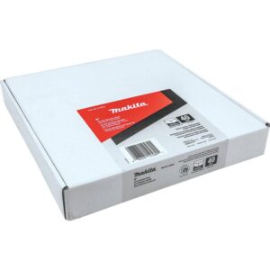 Makita 9 in. Round Abrasive Disc, Hook & Loop, 40-Grit (25/Pack)