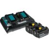 Makita 18-Volt 5.0Ah LXT Lithium-Ion Battery and Dual Port Charger Starter Pack