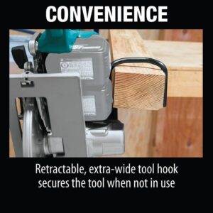 Makita 18-Volt X2 LXT Brushless Cordless Rear Handle 7-1/4 in. Circular Saw w/Bonus Miter Saw, 2 Batteries 5.0 Ah