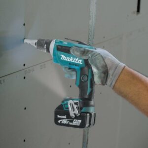 Makita 18-Volt LXT Brushless Drywall Screwdriver, 9 in. Drywall Sander and 2 Gal. Vacuum with bonus 18V LXT Starter Pack