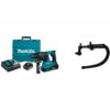 Makita 18V LXT 1 in. Brushless Cordless SDS-Plus Concrete/Masonry Rotary Hammer Drill Kit w/Bonus Dust Extraction Attachment