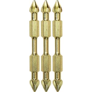 Makita Impact GOLD #1 (2-1/2 in.) Philips Double-Ended Power Bit (3-Piece)