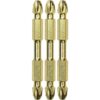 Makita Impact GOLD #3 (2-1/2 in.) Philips Double-Ended Power Bit (3-Piece)