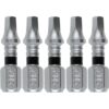 Makita Impact XPS #2 Square 1 in. Insert Bit (5-Pack)