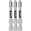 Makita Impact XPS #2 Phillips 2 in. Power Bit (3-Pack)