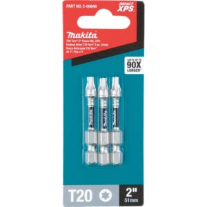 Makita Impact XPS T20 Torx 2 in. Power Bit (3-Pack)
