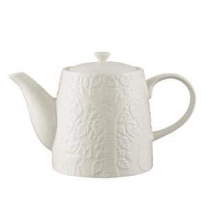 Mason Cash Forest 4-Piece 59 fl. oz. Cream Stoneware Breakfast Set