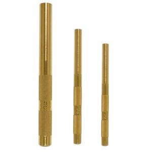 Mayhew Large Brass Drift Punch Set (3-Piece)