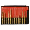 Mayhew Brass Metric Punch and Scraper Set (12-Piece)