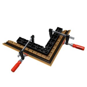 Milescraft 90° Corner Clamp, Positioning/Assembly Squares and Fence Clamps Bundle (8-Piece)