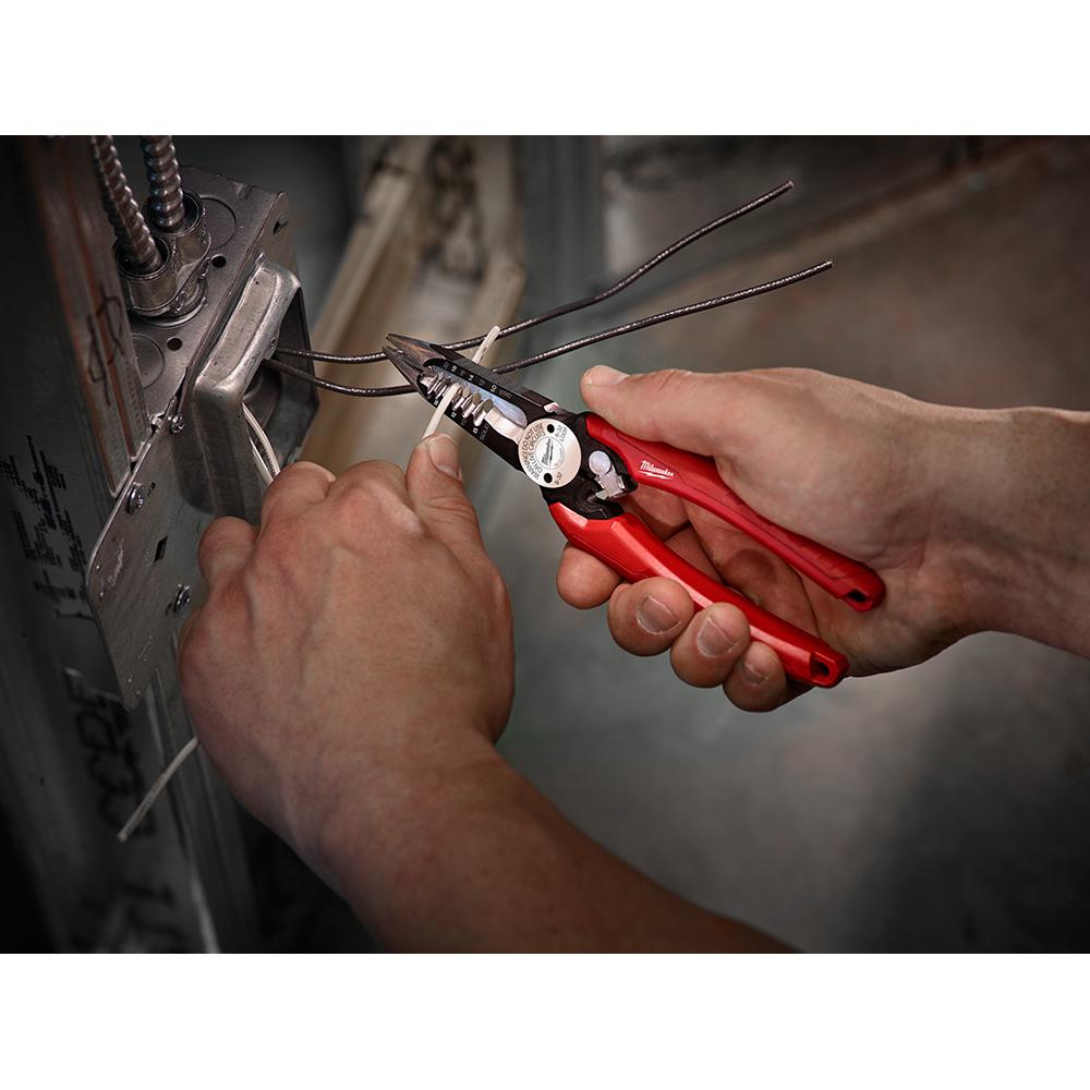 Milwaukee Electrician's Screwdrivers/Pliers/Cutters Hand Tool Set (12-Piece)