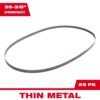 Milwaukee 35-3/8 in. 24 TPI Bi-Metal Compact Band Saw Blade (25-Pack)