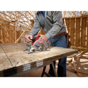 Milwaukee M18 FUEL 18-Volt Lithium-Ion Brushless Cordless 6-1/2 in. Circular Saw (Tool-Only)