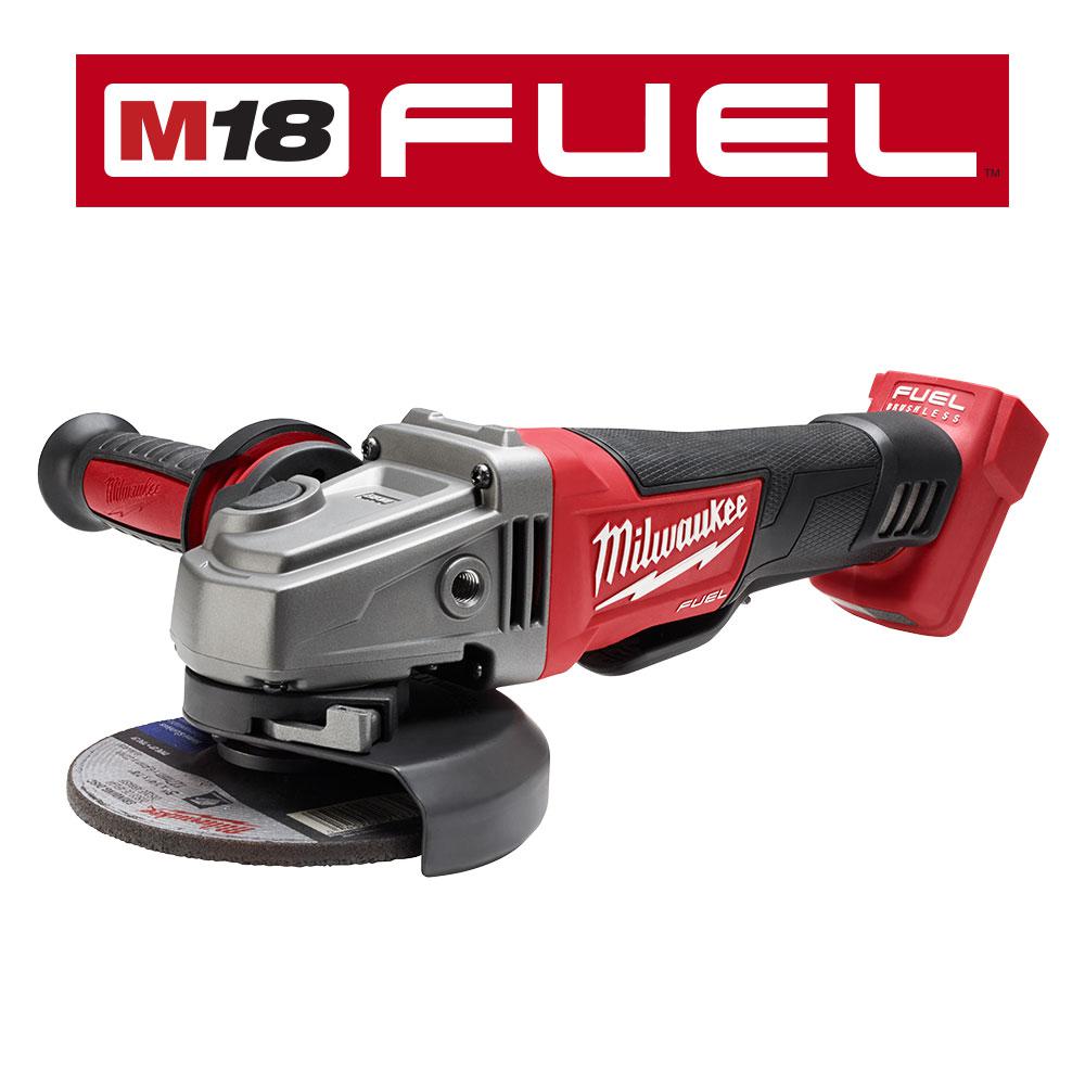 Milwaukee M18 FUEL 18-Volt Lithium-Ion Brushless 9 in. Cordless Cut Off Saw & 4-1/2 in. Grinder with Paddle Switch (2-Tool)