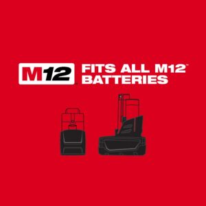 Milwaukee M12 FUEL 12-Volt Lithium-Ion Brushless Cordless 3/8 in. Ratchet and 1/2 in. Impact Wrench with two 3.0 Ah Batteries