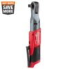 Milwaukee M12 FUEL 12-Volt Lithium-Ion Brushless Cordless 1/2 in. Ratchet (Tool-Only)