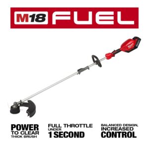 Milwaukee M18 FUEL 18-Volt Lithium-Ion Brushless Cordless QUIK-LOK String Trimmer Kit with Two 8.0 Ah Batteries (2-Tool)