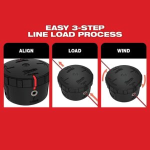 Milwaukee M18 FUEL 18-Volt Lithium-Ion Brushless Cordless QUIK-LOK String Trimmer Kit with Two 8.0 Ah Batteries (2-Tool)
