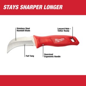 Milwaukee Fixed Blade Hawkbill Knife