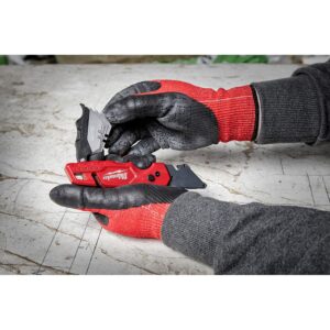 Milwaukee FASTBACK Folding Utility Knife with Blade Storage and General Purpose Blade