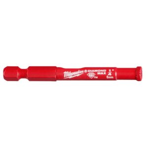 Milwaukee 1/4 in. Diamond Plus Hole Saw W/ Arbor