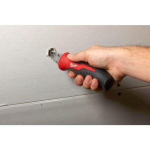 Milwaukee 6 in. Fixed Jab Saw and 12 ft. Compact Tape Measure and 13-in-1 Multi-Tip Cushion Grip Screwdriver Hand Tool Set
