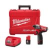 Milwaukee M12 FUEL 12-Volt Lithium-Ion Brushless Cordless 1/4 in. Hex Impact Driver Kit W/(2) 2.0Ah Batteries, Charger & Hard Case