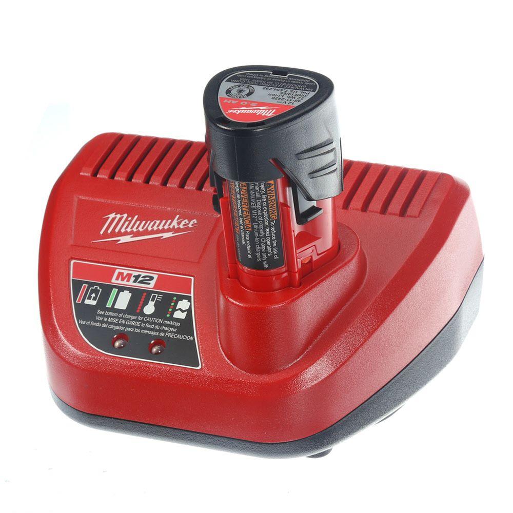 Milwaukee M12 FUEL 12-Volt Lithium-Ion Brushless Cordless 1/4 in. Hex Impact Driver Kit W/(2) 2.0Ah Batteries, Charger & Hard Case