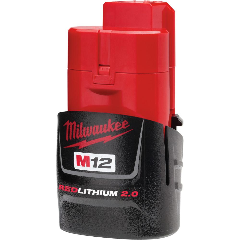 Milwaukee M12 FUEL SURGE 12-Volt Lithium-Ion Brushless Cordless 1/4 in. Hex Impact Driver Compact Kit with M12 Flood Light