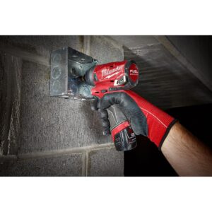 Milwaukee M12 FUEL 12-Volt Lithium-Ion Brushless Cordless 1/4 in. Hex Impact Driver/Bandsaw Combo Kit W/(1)2.0Ah Battery & Charger
