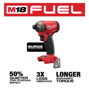 Milwaukee M18 FUEL SURGE 18-Volt Lithium-Ion Brushless Cordless 1/4 in. Hex Impact Driver (Tool-Only)