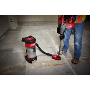 Milwaukee M18 FUEL 18-Volt 1/2 in. Lithium-Ion Cordless Impact Wrench w/ Friction Ring & Backpack Vacuum w/ Two 6.0Ah Batteries