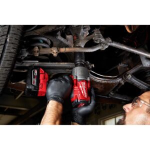 Milwaukee M18 FUEL 18-Volt Lithium-Ion Brushless Cordless 1/2 in. Impact Wrench with Friction Ring With Protective Boot