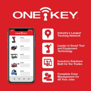 Milwaukee M18 FUEL ONE-KEY 18-Volt Lithium-Ion Brushless Cordless 1 in. Impact Wrench with Friction Ring and Two 8.0 Ah Batteries