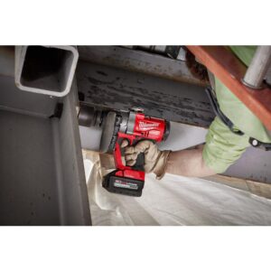 Milwaukee M18 FUEL ONE-KEY 18-Volt Lithium-Ion Brushless Cordless 1 in. Impact Wrench with Friction Ring and Two 8.0 Ah Batteries