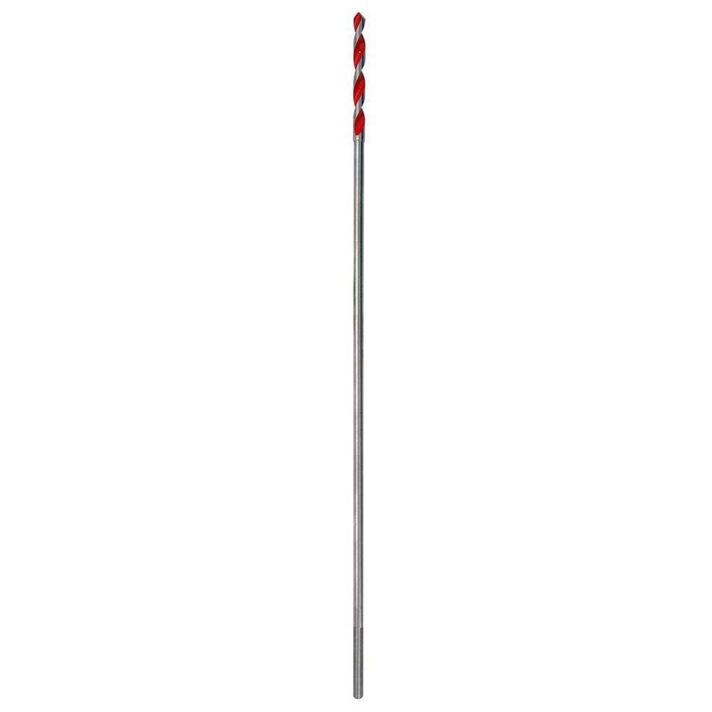 Milwaukee 1/4 in. x 18 in. Steel Bell Hanger Bit