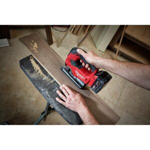 Milwaukee M18 FUEL 18-Volt Lithium-Ion Brushless Cordless Jig Saw Kit With (1) 5.0Ah Battery, Charger and Case