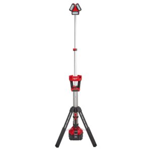 Milwaukee M18 18-Volt Lithium-Ion Cordless ROCKET LED Stand Light/Charger Kit with High Demand 9.0Ah Battery