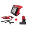 Milwaukee M12 12-Volt Lithium-Ion Cordless 1000 Lumens ROVER LED Compact Flood Light with M12 Compact Vacuum and 3.0 Ah Battery