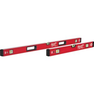 Milwaukee 24 in./48 in. REDSTICK Magnetic Box Level Set