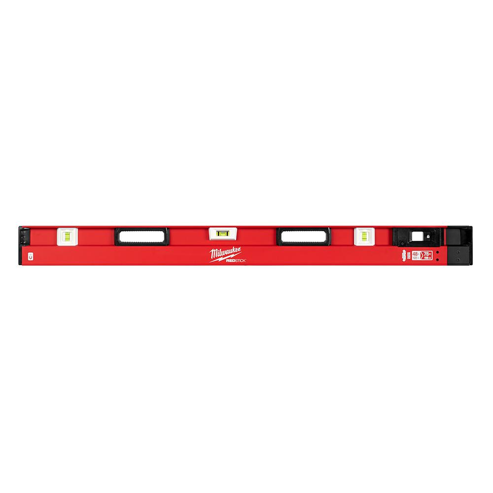 Milwaukee 48 in. to 78 in. REDSTICK Expandable Magnetic Box Level