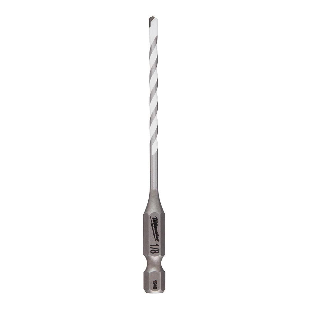 Milwaukee 1/8 in. x 4 in. x 6 in. SHOCKWAVE Carbide Multi-Material Drill Bit