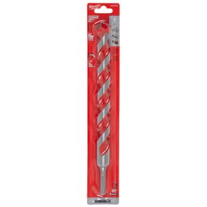 Milwaukee 1 in. x 10 in. x 12 in. Carbide Hammer Drill Bit