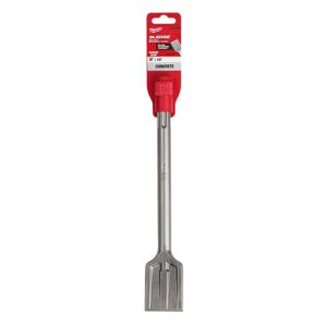 Milwaukee 2 in. x 12 in. SDS-Max SLEDGE Steel Demo Scraping Chisel