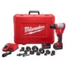 Milwaukee M18 18-Volt Lithium-Ion 1/2 in. - 2 in. Force Logic High Capacity Cordless Knockout Tool Kit /W Die Set, 3.0Ah Batteries