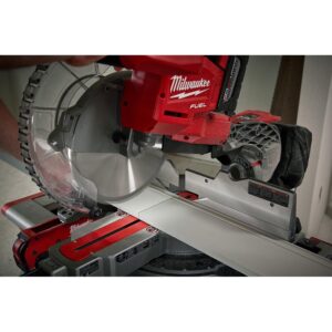 Milwaukee M18 FUEL 18-Volt Lithium-Ion Brushless Cordless 10 in. Dual Bevel Sliding Compound Miter Saw with Stand (Tool-Only)